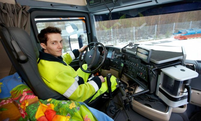Agreement with a truck driver