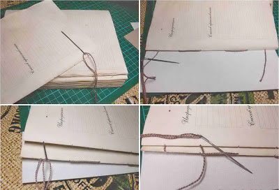 how to sew a notebook