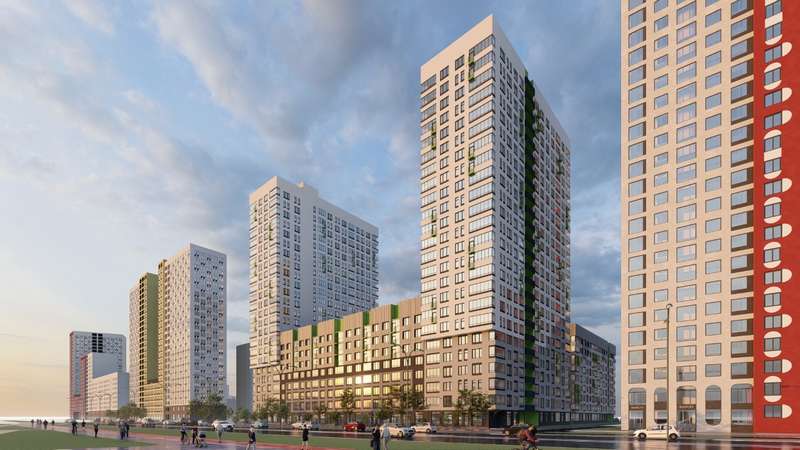 Project of a residential complex from Stroytek within the boundaries of Gvardeytsev - Soboleva - Tenistaya streets